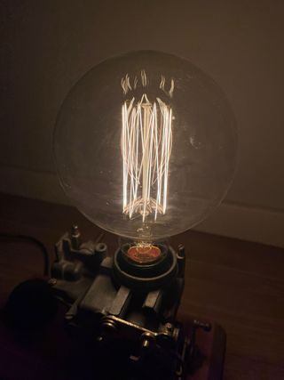 Lampada Vintage Carburatore Moto Industriale