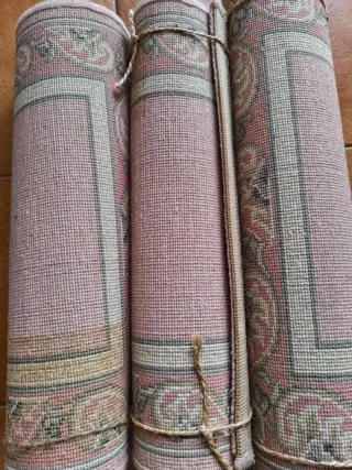 Tappeti in iuta beige e marrone