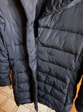 Piumino lungo Max Mara nero donna