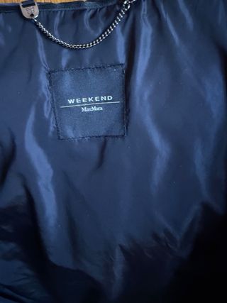 Piumino lungo Max Mara nero donna