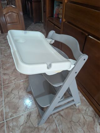 Trona evolutiva bebé gris