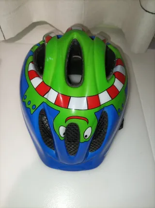 Casco Infantil Bicicleta Diseño Rana