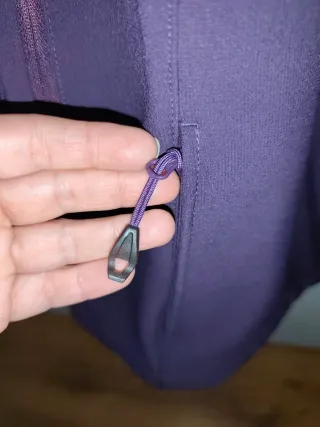 Chaqueta cortavientos Quechua mujer morada