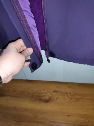 Chaqueta cortavientos Quechua mujer morada