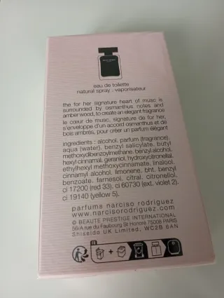 Narciso Rodriguez for her Eau de Toilette 50ml