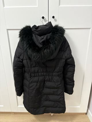 Abrigo acolchado Zara negro