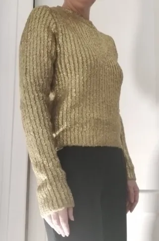 Zara | Jersey Dorado | Talla S