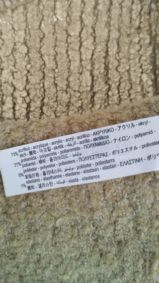 Zara | Jersey Dorado | Talla S