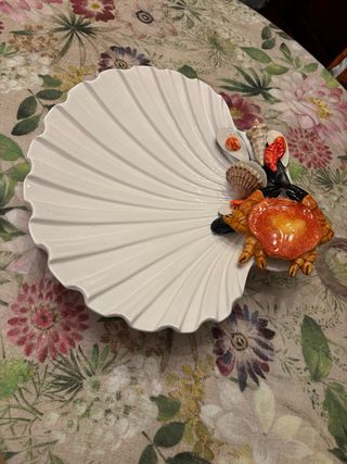 Piatto da portata artigianale bassano per pesce