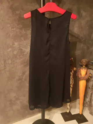 Abrigo/Vestido Sense Negro