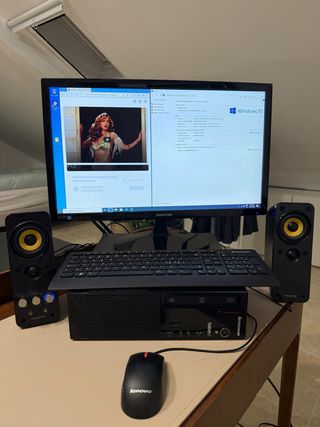 Ordenador Lenovo + Monitor Samsung