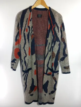 Cardigan vintage multicolore taglia S