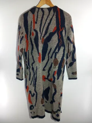 Cardigan vintage multicolore taglia S