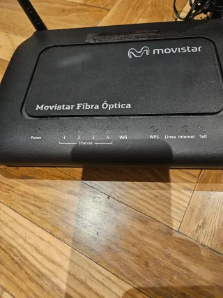 Router Movistar Fibra Óptica Nero