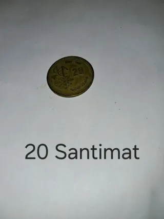 Moneda 20 Santimat