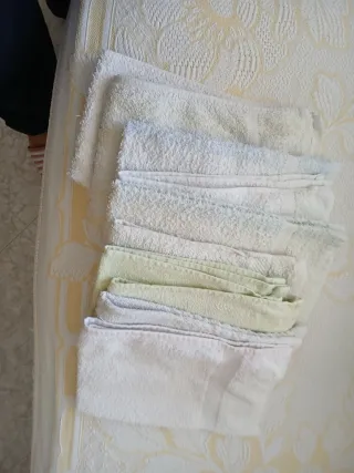 Set 10 asciugamani ospiti cotone