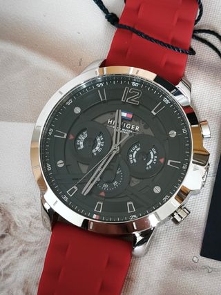 Orologio Tommy Hilfiger 1710490 Nero/Rosso
