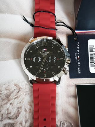 Orologio Tommy Hilfiger 1710490 Nero/Rosso
