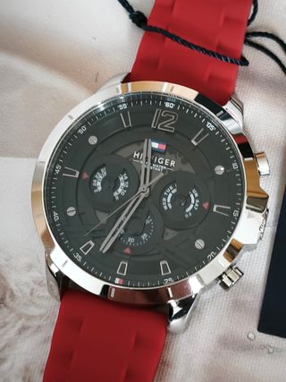 Orologio Tommy Hilfiger 1710490 Nero/Rosso