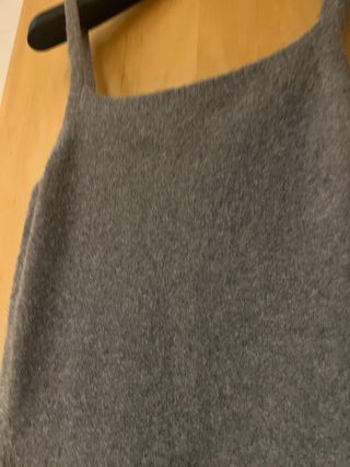 Vestido tirante punto gris Zara nuevo