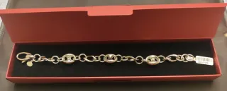 Pulsera Plata RODIADA Eslabón Calabrote