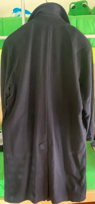 Cappotto uomo in cashmere nero