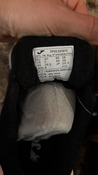 Zapatillas Joma Point Lady 25 Clay Mujer Negro