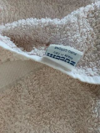 Telo Bagno Rosa Cotone