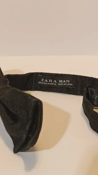 Pajarita Zara Paisley Negra