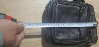 Bolso bandolera de piel marrón