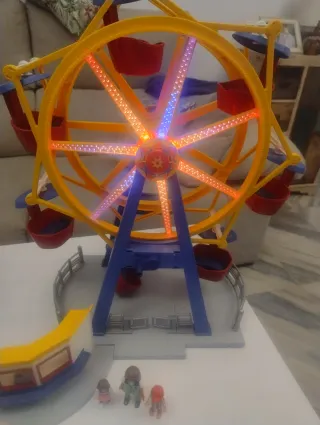Set Playmobil Noria con luci e altalene vintage