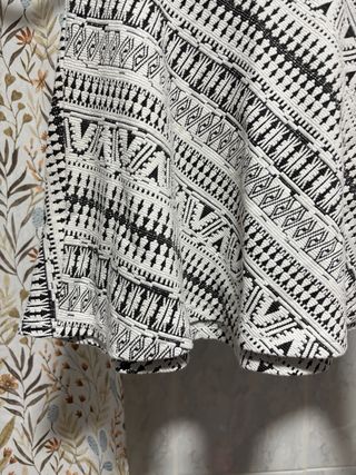 Falda corta estampada S