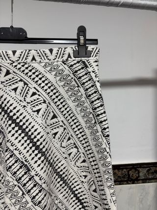 Falda corta estampada S