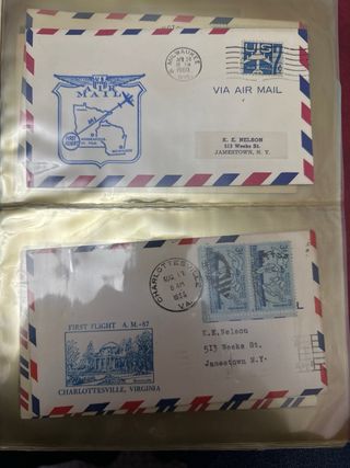 40 sobres Lote Sobres Correo Aéreo USA 1937-1959