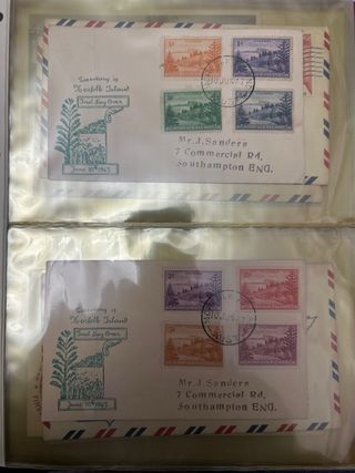 40 sobres Lote Sobres Correo Aéreo USA 1937-1959