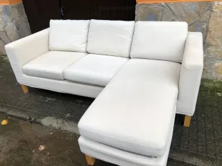 Divano Chaise Longue Bianco