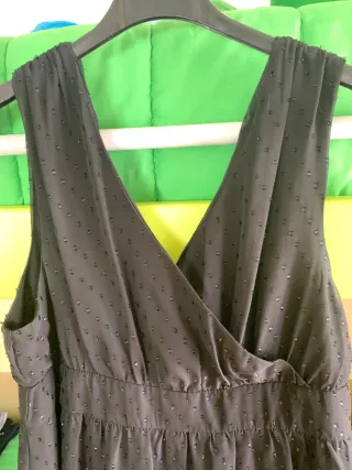 Vestitino donna Camajeu lurex nero