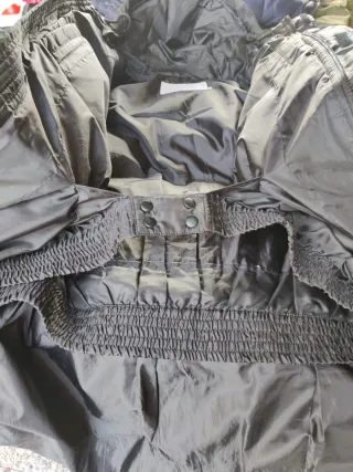 Piumino lungo piuma d'oca nero