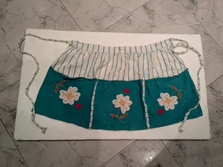 Grembiule vintage anni '60 con fiori