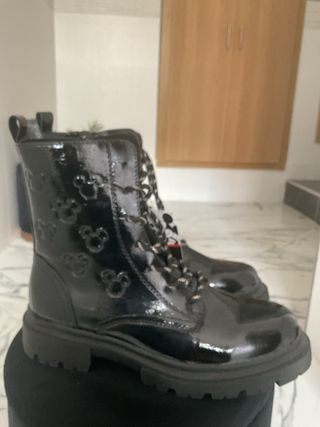 Botas Disney Mickey Mouse Negras estilo Dr.Martens