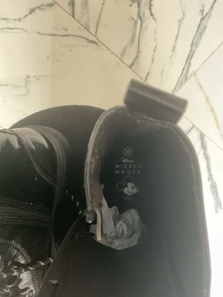 Botas Disney Mickey Mouse Negras estilo Dr.Martens