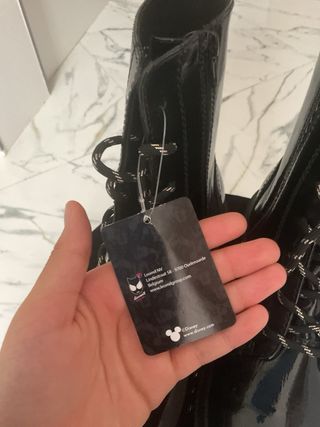 Botas Disney Mickey Mouse Negras estilo Dr.Martens