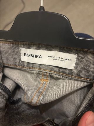 Pantalón baggy gris ancho