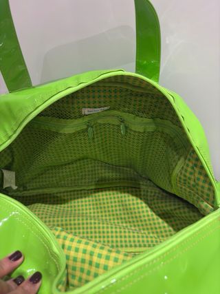 Bolso Carrito Verde Brillante de Tuc Tuc