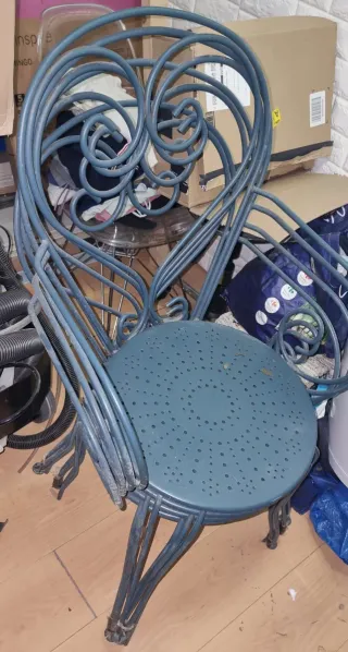 Sillas de hierro para jardín