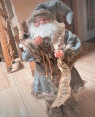 Babbo Natale Carillon Stoffa