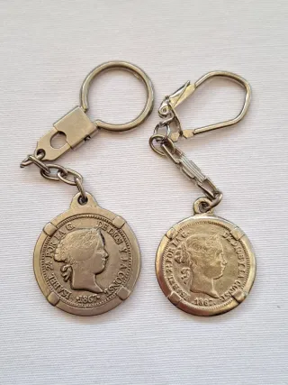 Llaveros sellos, numismática... Vintage