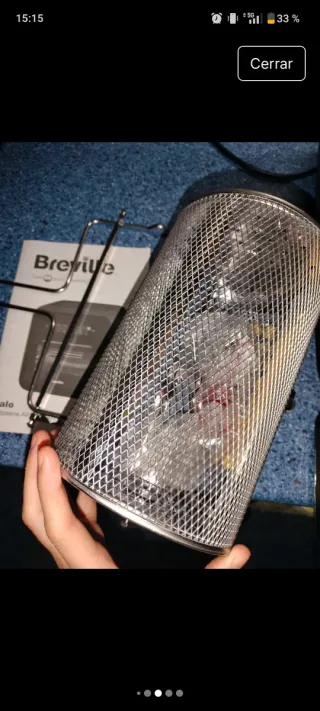 Horno freidora Breville negro