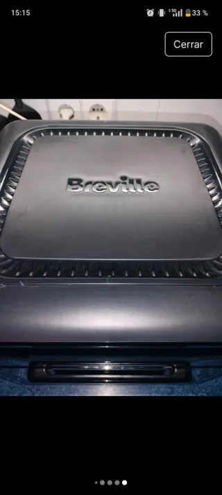 Horno freidora Breville negro