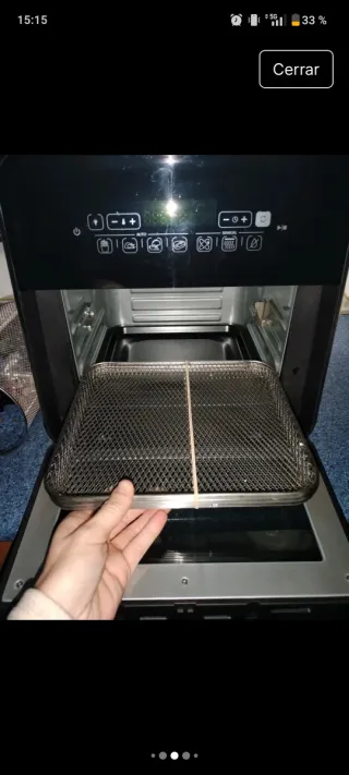 Horno freidora Breville negro